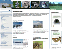 Tablet Screenshot of naturarv.no